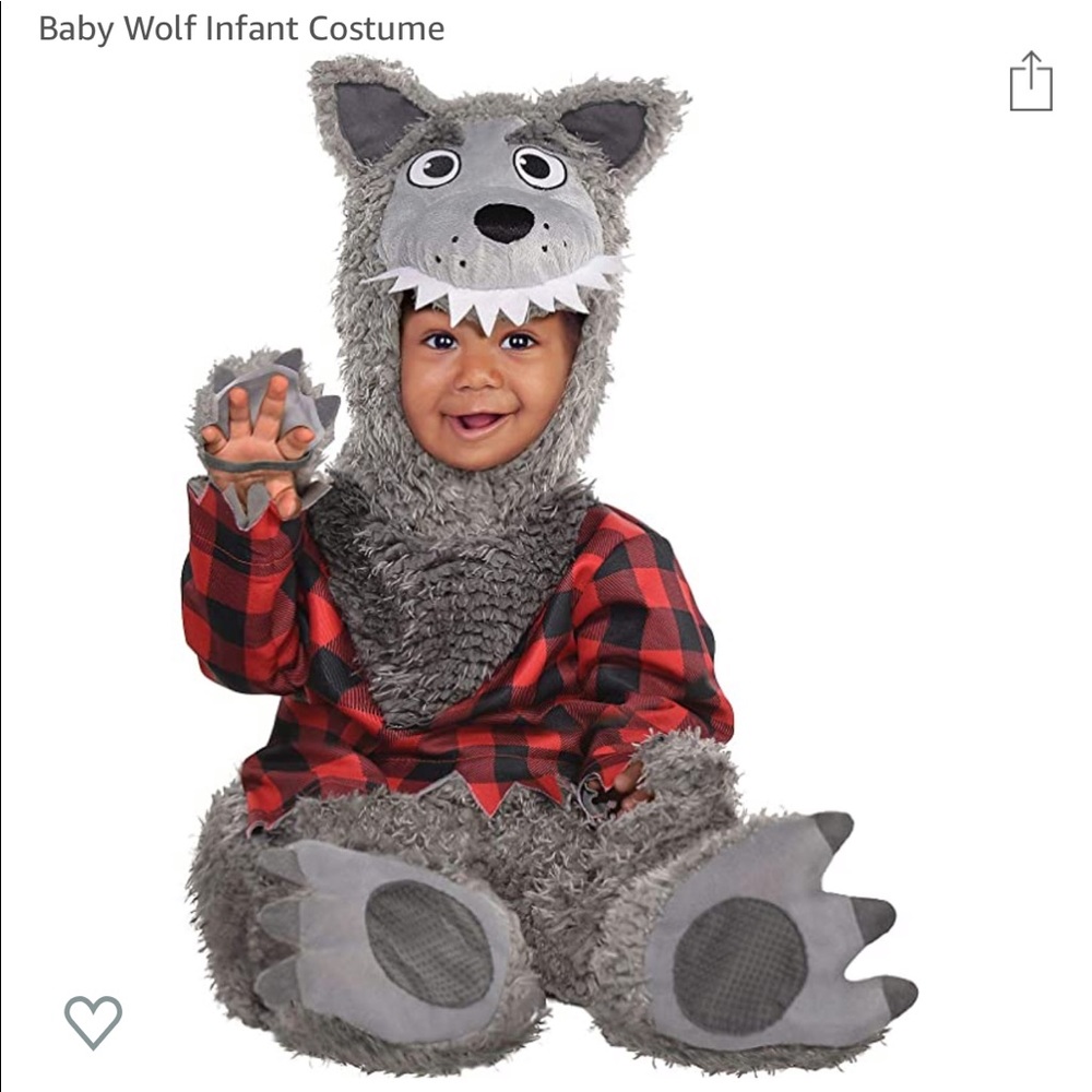 6-12M Werewolf baby Halloween Costume